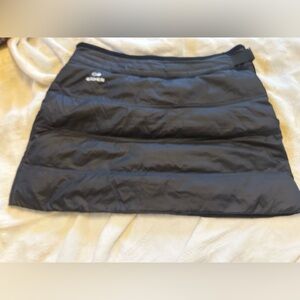 Eider black puffy down skirt. Size 4
